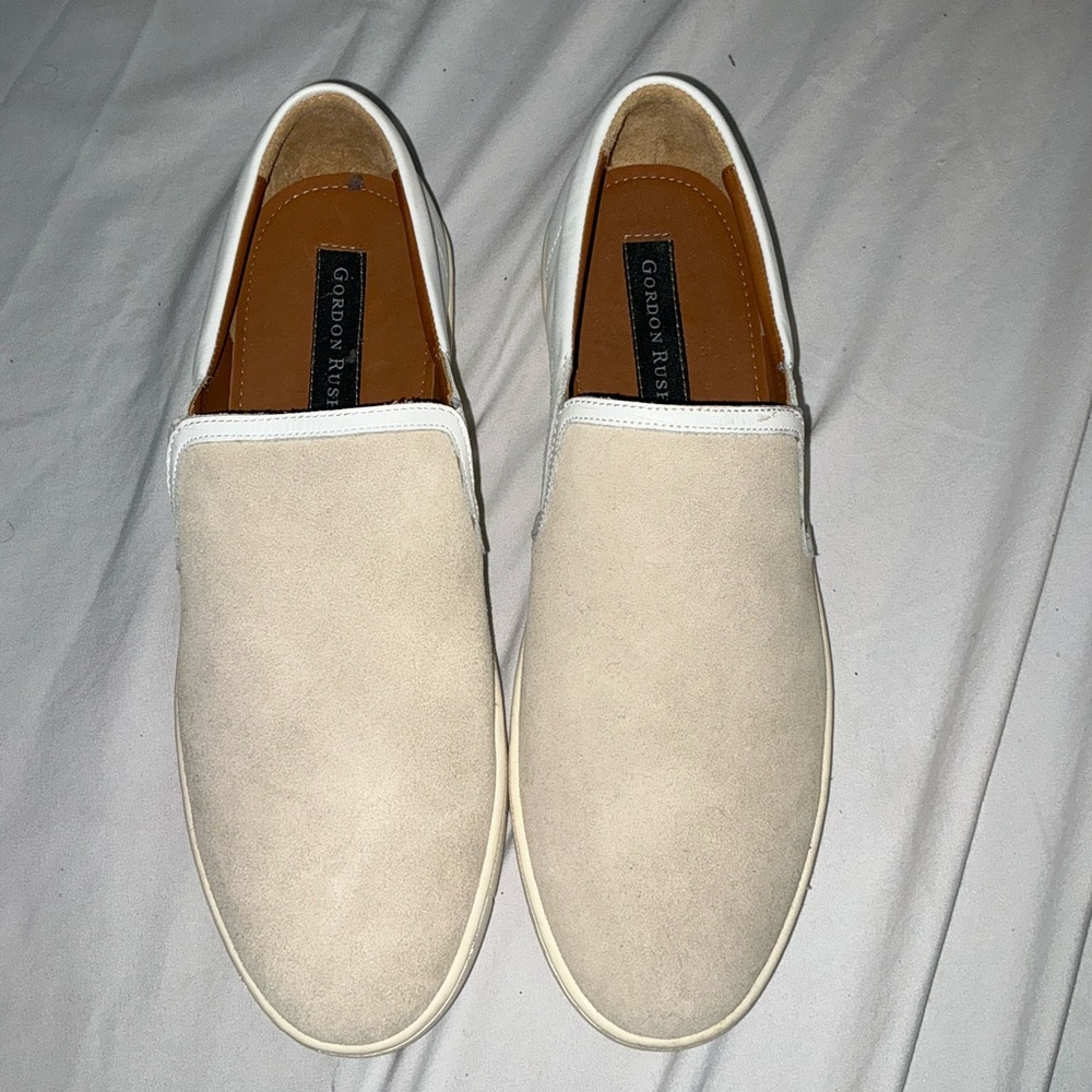 Brand New Gordon Rush beige slip-on 
Size 10